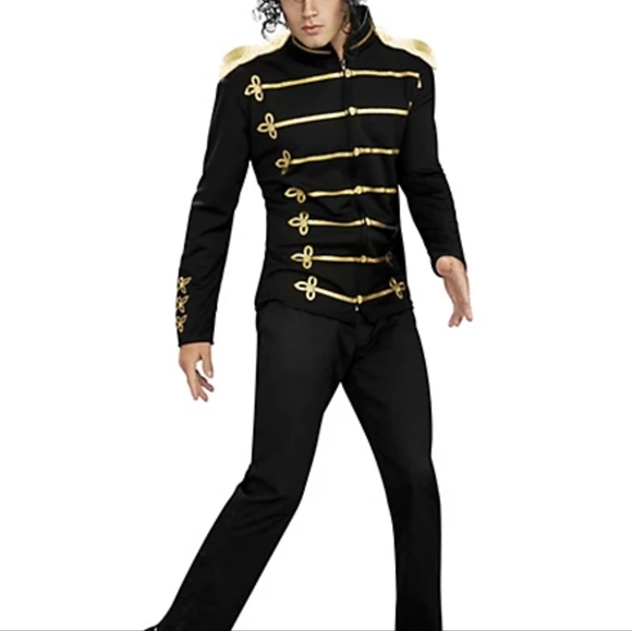 Rubies Michael Jackson Adult Zip Up Military Costume Jacket sz XL - Picture 1 of 9